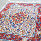 トライバル ラグ 60×40cm イラン手織り 一点物