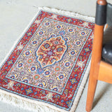 トライバル ラグ 60×40cm イラン手織り 一点物