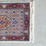 トライバル ラグ 60×40cm イラン手織り 一点物