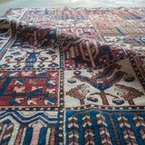トライバル ラグ 236×165cm イラン手織り 一点物