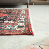 トライバル ラグ 205×135cm イラン手織り 一点物