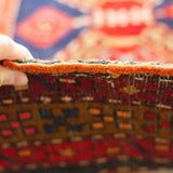 トライバル ラグ 105×62cm イラン手織り 一点物