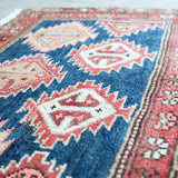 トライバル ラグ 105×60cm イラン手織り 一点物