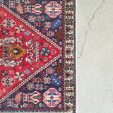 トライバル ラグ 150×70cm イラン手織り 一点物