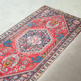 トライバル ラグ 150×70cm イラン手織り 一点物