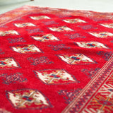 トライバル ラグ 140×115cm イラン手織り 一点物