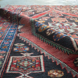 トライバル ラグ 230×135cm イラン手織り 一点物