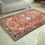 トライバル ラグ 230×140cm イラン手織り 一点物