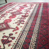 トライバル ラグ 210×110cm イラン手織り 一点物