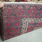 トライバル ラグ 210×110cm イラン手織り 一点物