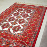 トライバル ラグ 150×105cm イラン手織り 一点物