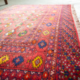 トライバル ラグ 136×74cm イラン手織り 一点物