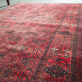 トライバル ラグ 210×110cm イラン手織り 一点物