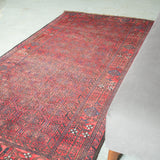 トライバル ラグ 210×110cm イラン手織り 一点物