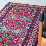 トライバル ラグ 131×79cm イラン手織り 一点物