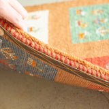 ギャッベ ラグ 85×59cm イラン手織り 一点物