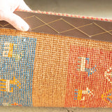 ギャッベ ラグ 85×59cm イラン手織り 一点物