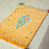 ギャッベ ラグ 92×60cm イラン手織り 一点物