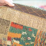 ギャッベ ラグ 146×104cm イラン手織り 一点物