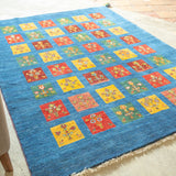 ギャッベ ラグ 207×152cm イラン手織り 一点物