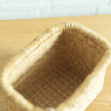 【biga du burkinafaso】西アフリカ・ブルキナファソの手編みかご トフ no handle 約W20cm×D13.5cm×H13cm