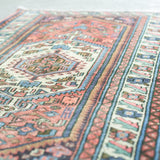 トライバル ラグ 100×62cm イラン手織り 一点物