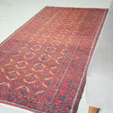 トライバル ラグ 185×95cm イラン手織り 一点物