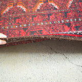 トライバル ラグ 185×95cm イラン手織り 一点物