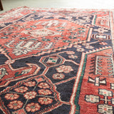 トライバル ラグ 212×134cm イラン手織り 一点物