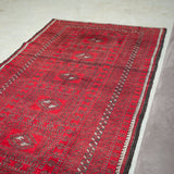 トライバル ラグ 160×100cm イラン手織り 一点物