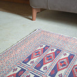 Tribal Rug 145×110cm 手織りトライバルラグ トルクメン