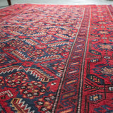 トライバル ラグ 215×110cm イラン手織り 一点物
