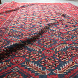 トライバル ラグ 215×110cm イラン手織り 一点物