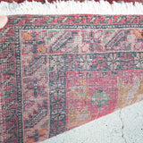 トライバル ラグ 195×110cm イラン手織り 一点物