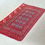 トライバル ラグ 130×70cm イラン手織り 一点物