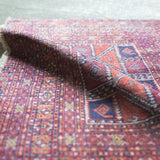 トライバル ラグ 90×60cm イラン手織り 一点物
