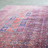 トライバル ラグ 90×60cm イラン手織り 一点物