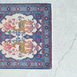 トライバル ラグ 100×55cm イラン手織り 一点物