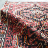 トライバル ラグ 120×60cm イラン手織り 一点物