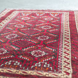 トライバル ラグ 105×65cm イラン手織り 一点物