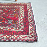 トライバル ラグ 105×65cm イラン手織り 一点物