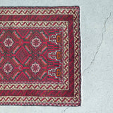 トライバル ラグ 105×65cm イラン手織り 一点物