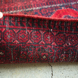 トライバル ラグ 145×75cm イラン手織り 一点物