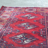 トライバル ラグ 87×67cm イラン手織り 一点物