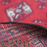 トライバル ラグ 87×67cm イラン手織り 一点物