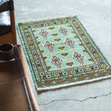 トライバル ラグ 90×60cm イラン手織り 一点物
