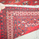 トライバル ラグ 170×115cm イラン手織り 一点物