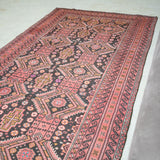トライバル ラグ 215×107cm イラン手織り 一点物