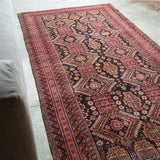 トライバル ラグ 215×107cm イラン手織り 一点物