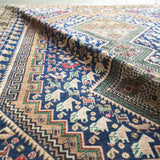 トライバル ラグ 210×150cm イラン手織り 一点物